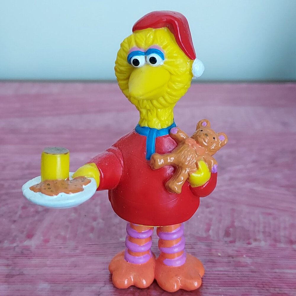 Applause Muppets, Inc - Big Bird with Cookies & Milk for Santa